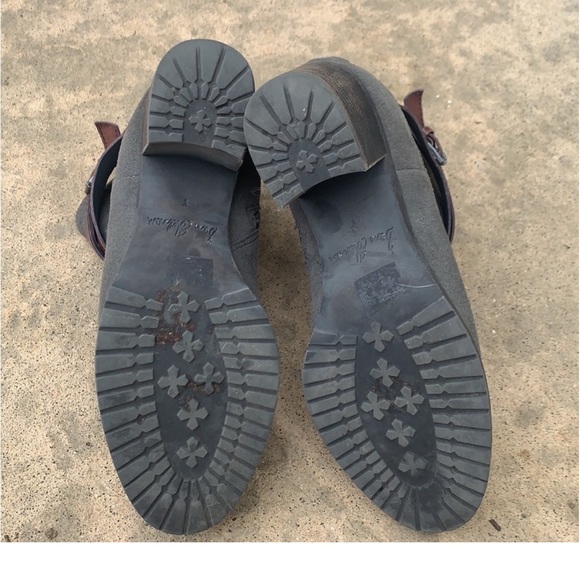 Sam Edelman Women's Hannah Brown Suede Buckle Ankle Boot Size 8 - Picture 6 of 11